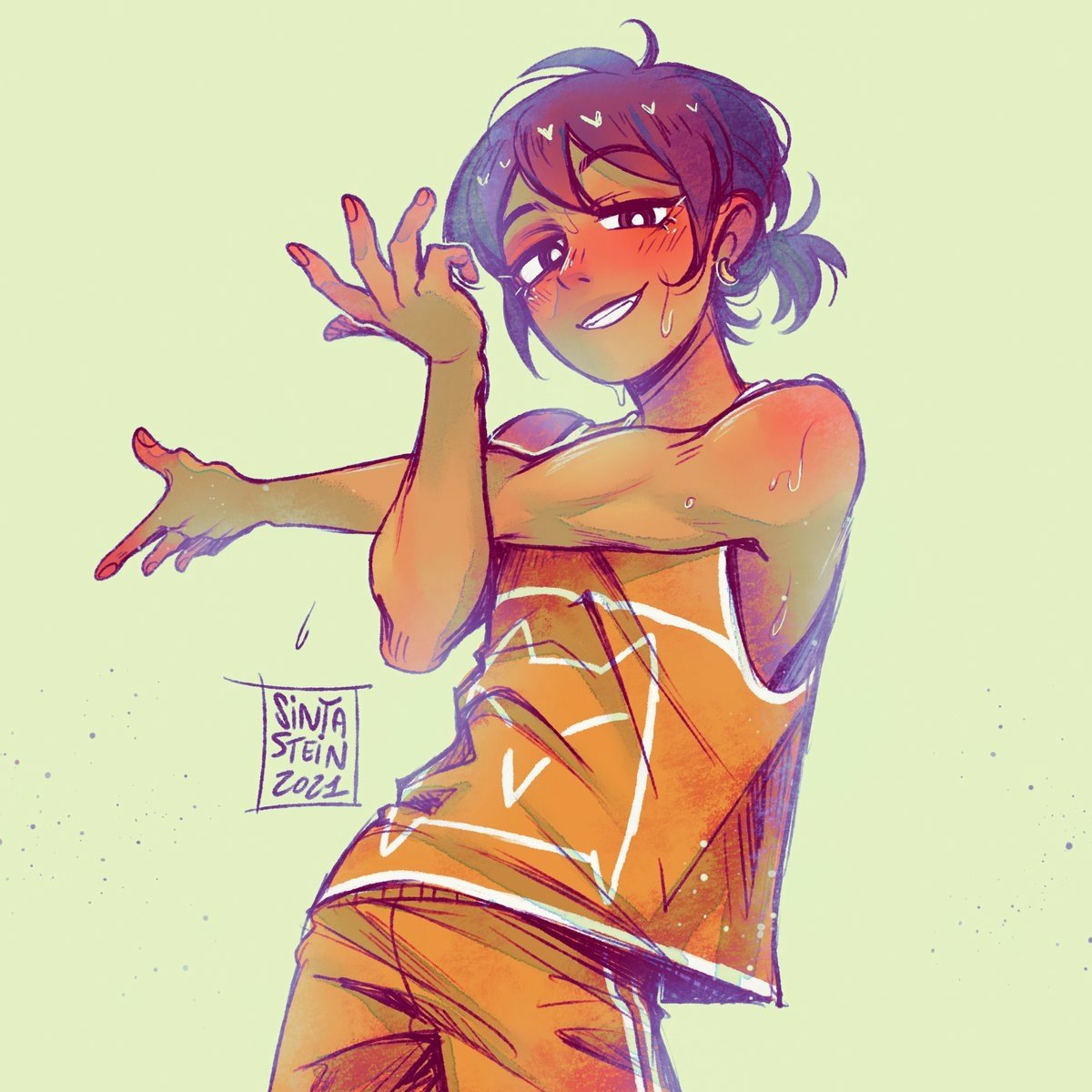 Download Shirt Smile OMORI Brown Hair Kel (Omori) Video Game PFP