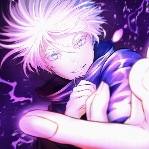 Download Blue Eyes White Hair Satoru Gojo Anime Jujutsu Kaisen PFP by ...