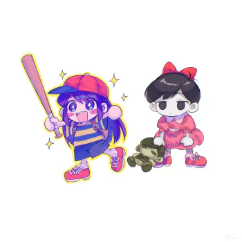 Paula (EarthBound) Ness (EarthBound) OMORI Earthbound Omori (Character) Aubrey (Omori) video game PFP