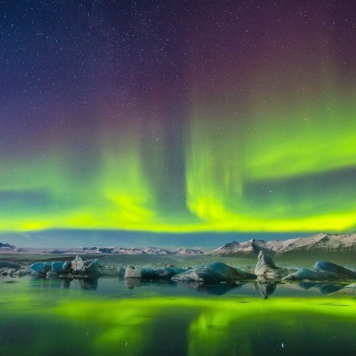 Download Night Nature Aurora Borealis PFP