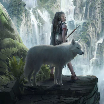 wolf fantasy woman warrior PFP