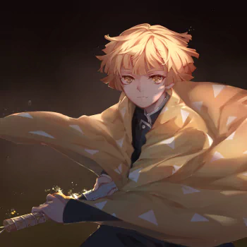 Zenitsu Agatsuma Anime Demon Slayer: Kimetsu no Yaiba PFP