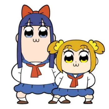  Pop Team Epic Pipimi and Popuko