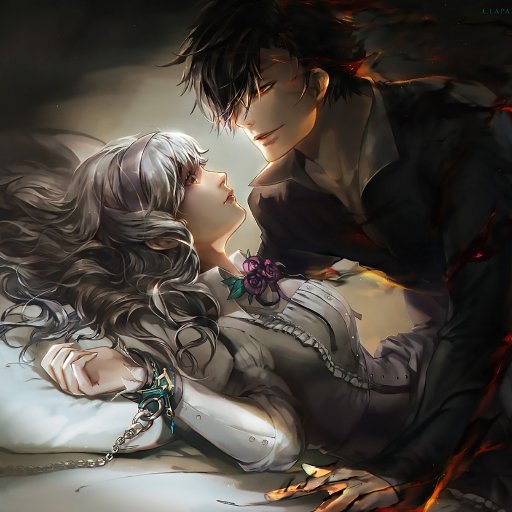 Download White Hair Couple Anime Original Anime Couple PFP