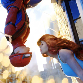 Peter Parker couple love Mary Jane Watson Comic spider man PFP
