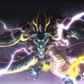 Kaido Dragon Form by Pisces-D-Gate