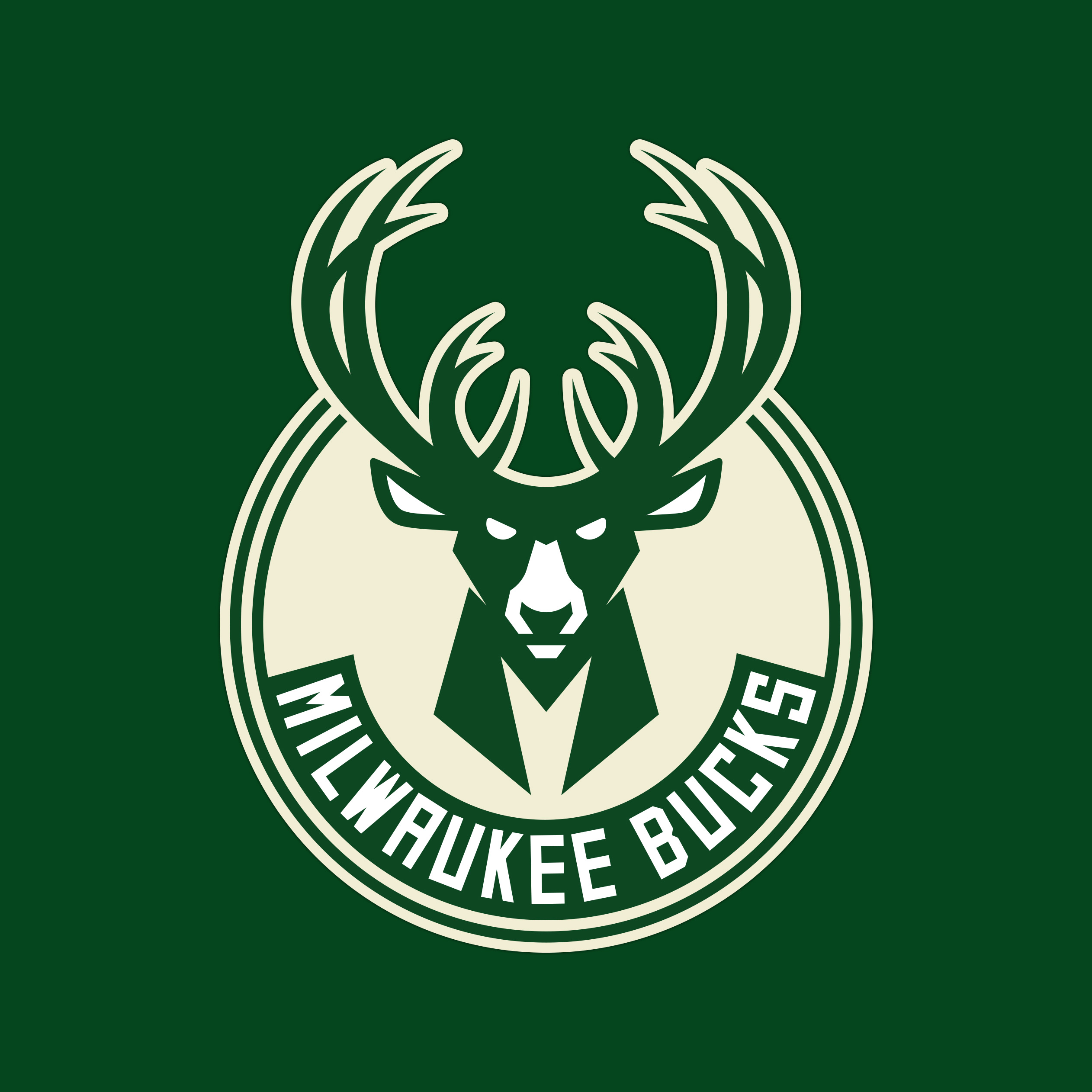 Download Logo Basketball NBA Green Crest Milwaukee Bucks Sports PFP