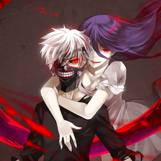 Download Ken Kaneki Rize Kamishiro Anime Tokyo Ghoul PFP by Lo-wah