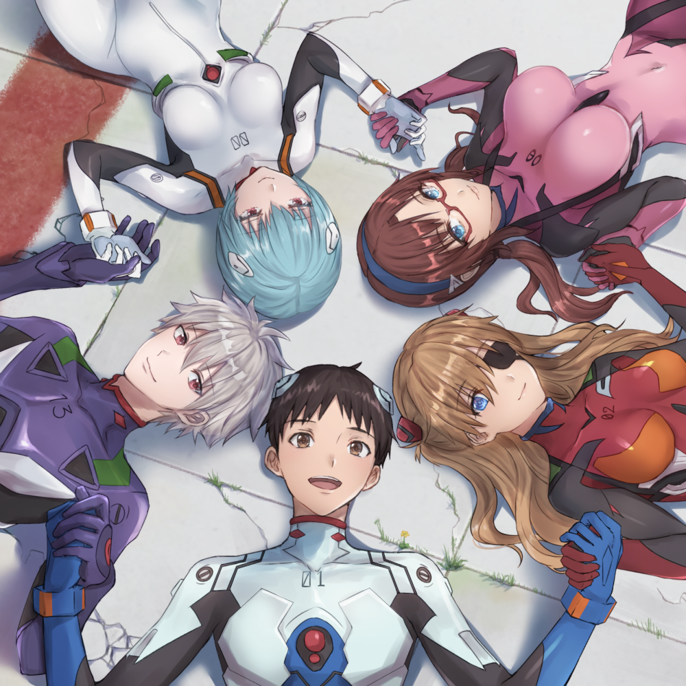 Download Rei Ayanami Mari Makinami Illustrious Kaworu Nagisa Asuka Langley  Sohryu Shinji Ikari Anime Evangelion: 2.0 You Can (Not) Advance PFP by もしょ子