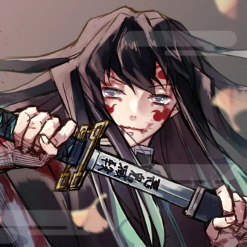 brown hair woman warrior Muichiro Tokito Anime Demon Slayer: Kimetsu no Yaiba PFP