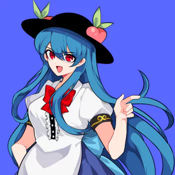 Tenshi Hinanawi Anime Touhou PFP