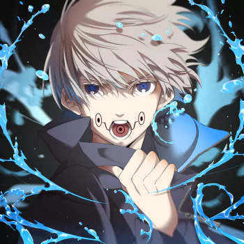 blue eyes white hair Toge Inumaki Anime Jujutsu Kaisen PFP