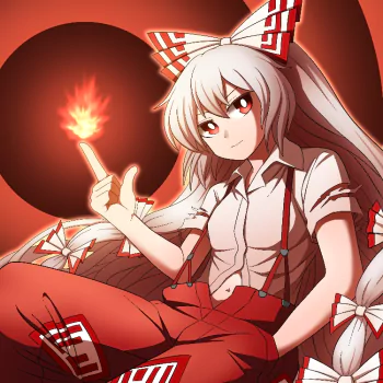 Fujiwara no Mokou Anime Touhou PFP