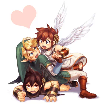 Link Dark Pit (Kid Icarus) Pit (Kid Icarus) video game crossover PFP
