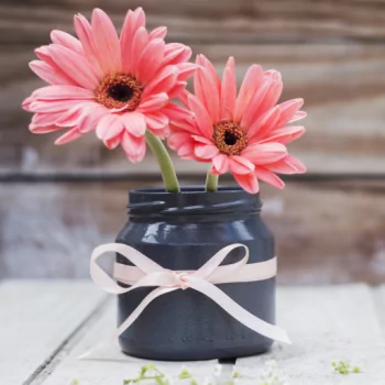 vase gerbera man made flower PFP
