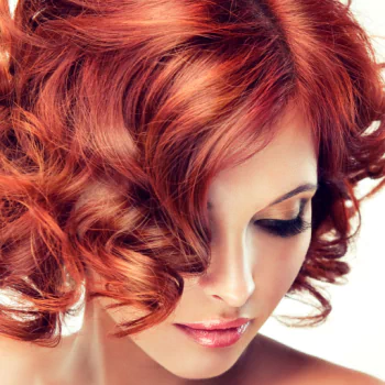 red hair model woman face PFP