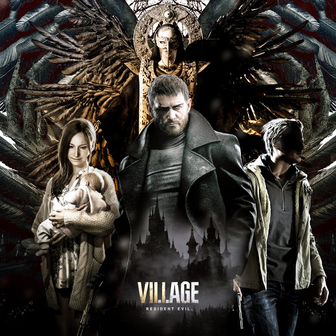 Download Rosemary Winters Mother Miranda Mia Winters Ethan Winters Chris Redfield Video Game Resident Evil Village PFP