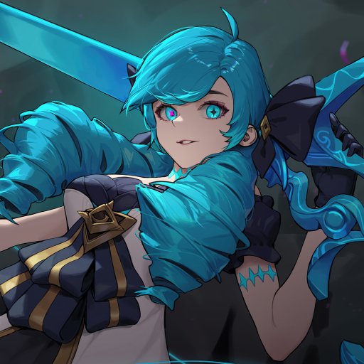 Blue Hair PFP