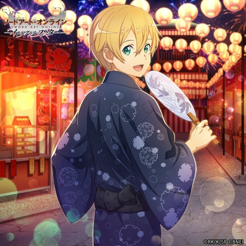 Download Blonde Kimono Eugeo (Sword Art Online) Anime Sword Art Online PFP