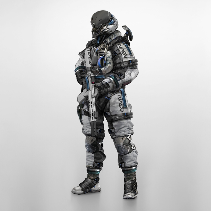 Download Soldier Sci Fi Astronaut PFP by Johnson Ting