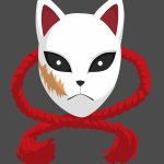 Download Minimalist Mask Anime Demon Slayer: Kimetsu No Yaiba Minimalist Anime PFP