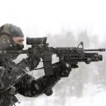 man made assault rifle PFP