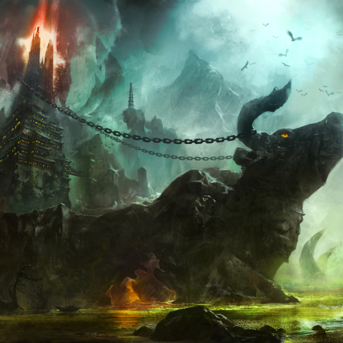 Dragon Monster Castle by Shuxing Li