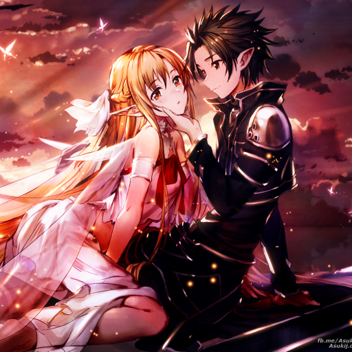 Download Asuna Yuuki Kirito (Sword Art Online) Anime Sword Art Online PFP