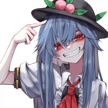 Tenshi Hinanawi Anime Touhou PFP