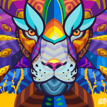 lion colorful video game Forza Horizon 5 PFP