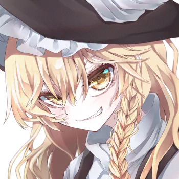 Marisa Kirisame Anime Touhou PFP