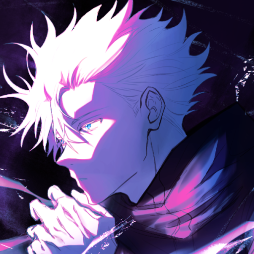 Download White Hair Satoru Gojo Anime Jujutsu Kaisen PFP by 廻