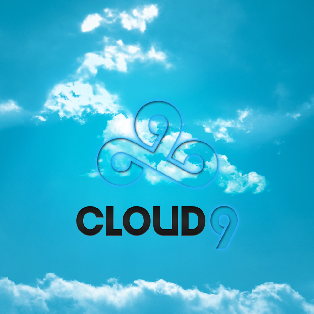  Simple blue logo for Cloud 9 team (League of Legends)