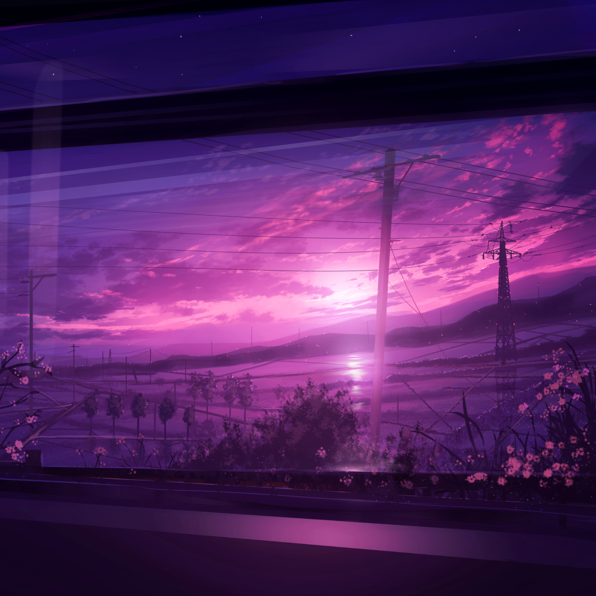 Anime Sunset Pfp by 画师JW