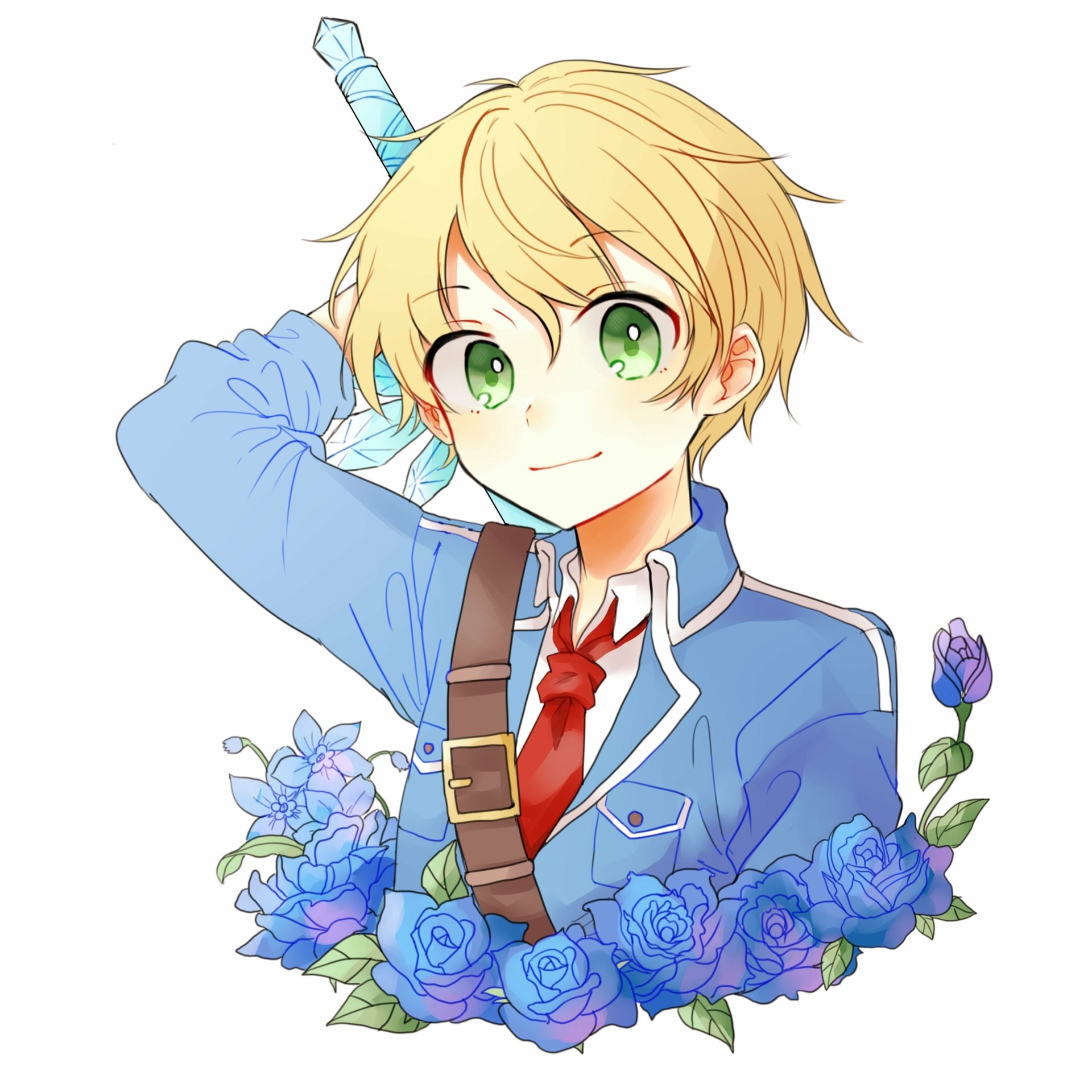 Download Green Eyes Blonde Eugeo (Sword Art Online) Anime Sword Art Online: Alicization PFP