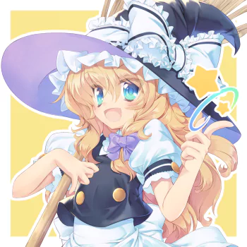 Marisa Kirisame Anime Touhou PFP