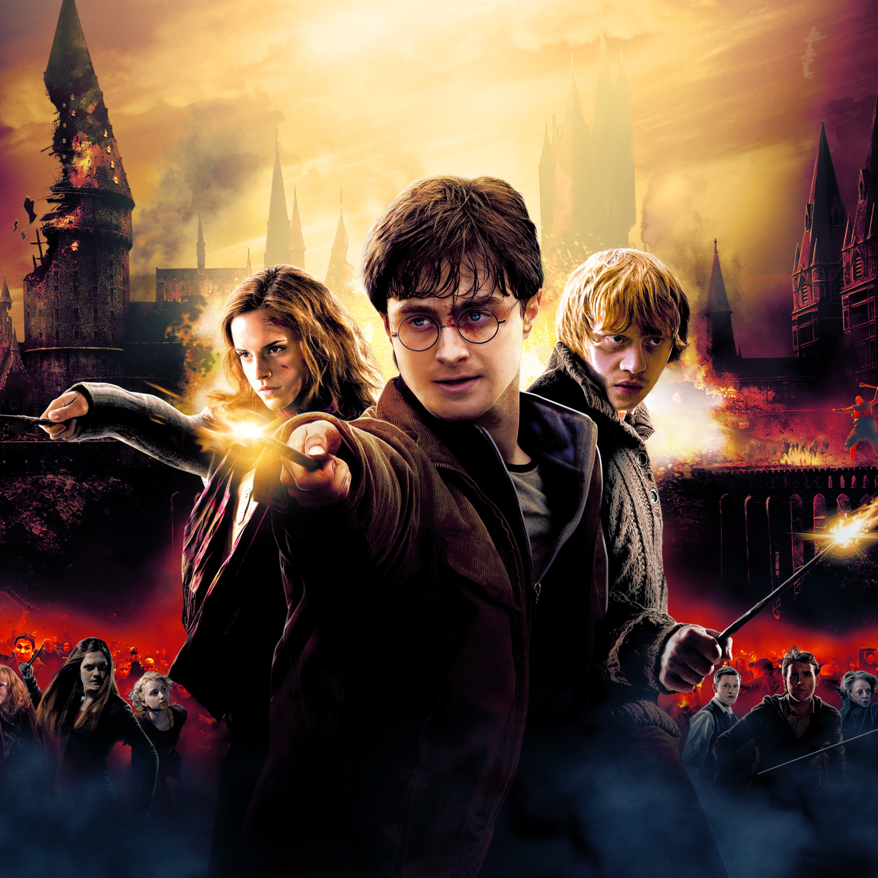 Harry Potter, Hermione Granger & Ron Weasley