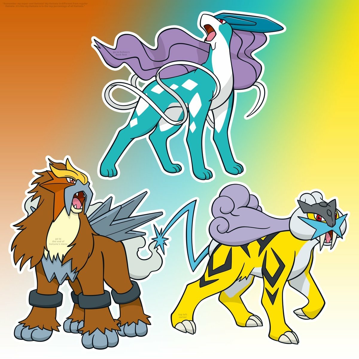 Download Raikou (Pokémon) Suicune (Pokémon) Entei (Pokémon) Anime Pokemon PFP