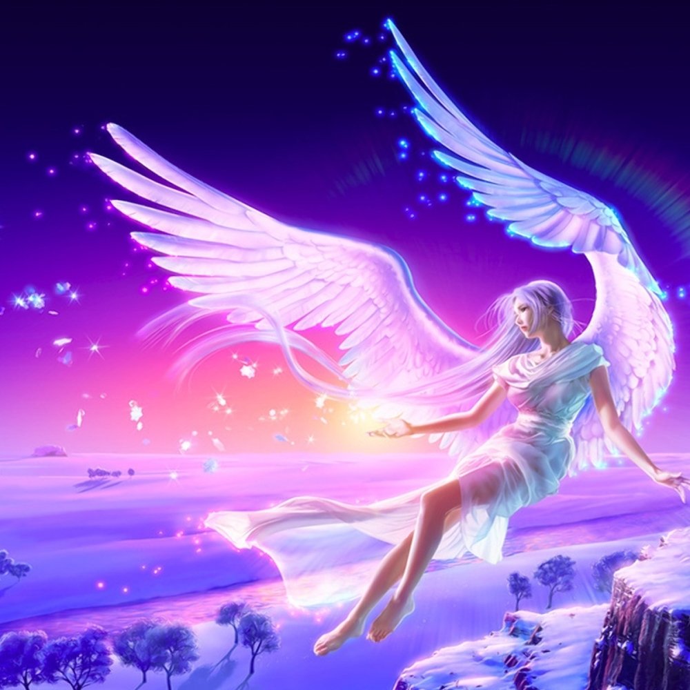 Download Long Hair Flying Wings Fantasy Angel  PFP by Takaki
