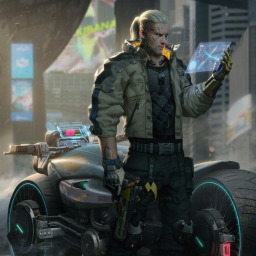 The Witcher × Cyberpunk 2077 by R X
