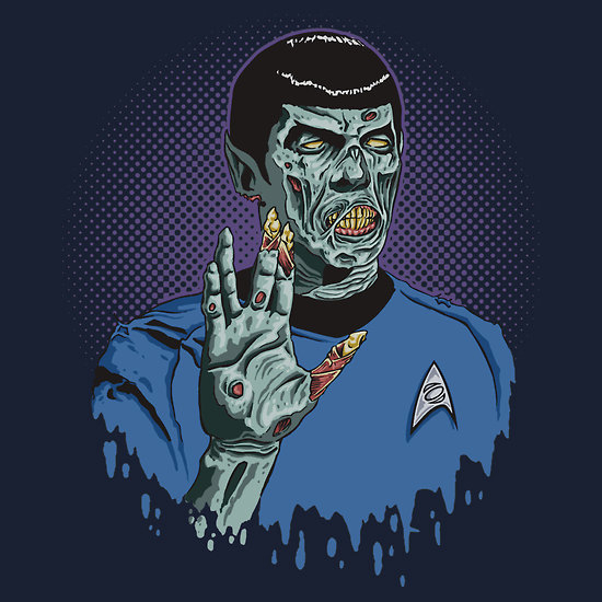Zombie Spock by MisterInked