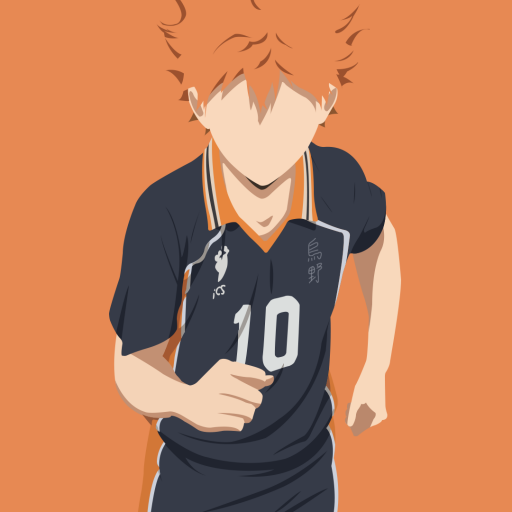 Shōyō Hinata from Haikyu!! Minimalist Wallpaper for Dekstoo