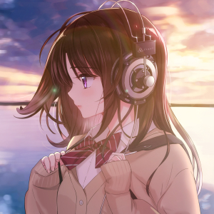 Anime Headphones Pfp by 月神るな