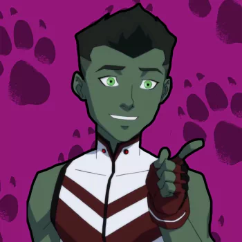 Garfield Logan Beast Boy TV Show Young Justice PFP