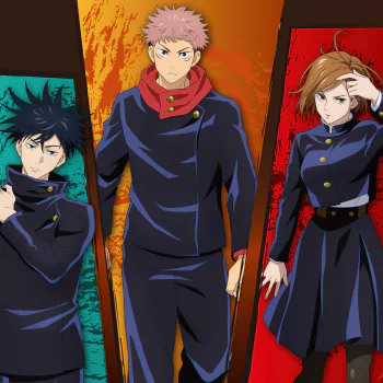 Megumi Fushiguro Nobara Kugisaki Yuji Itadori Anime Jujutsu Kaisen PFP