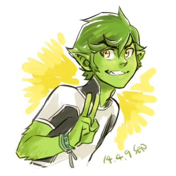 Garfield Logan Comic Beast Boy PFP