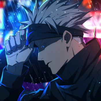 white hair Satoru Gojo Anime Jujutsu Kaisen PFP