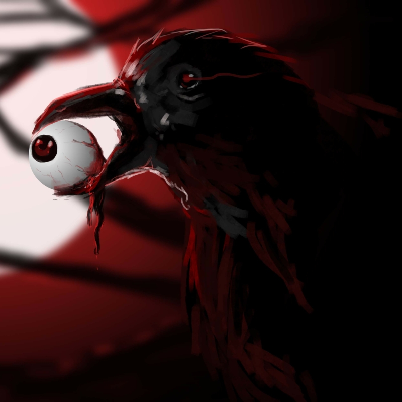 Raven with Eyeball