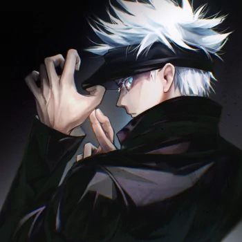 white hair Satoru Gojo Anime Jujutsu Kaisen PFP