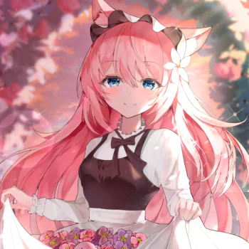 maid pink hair Anime girl anime girl PFP